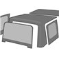 Capota de recambio tipo original Rampage Jeep Wrangler YJ 1988-1995 - Spice - 99617 Capota de recambio tipo original Rampage Jeep Wrangler YJ 1988-1995 - Spice - 99617