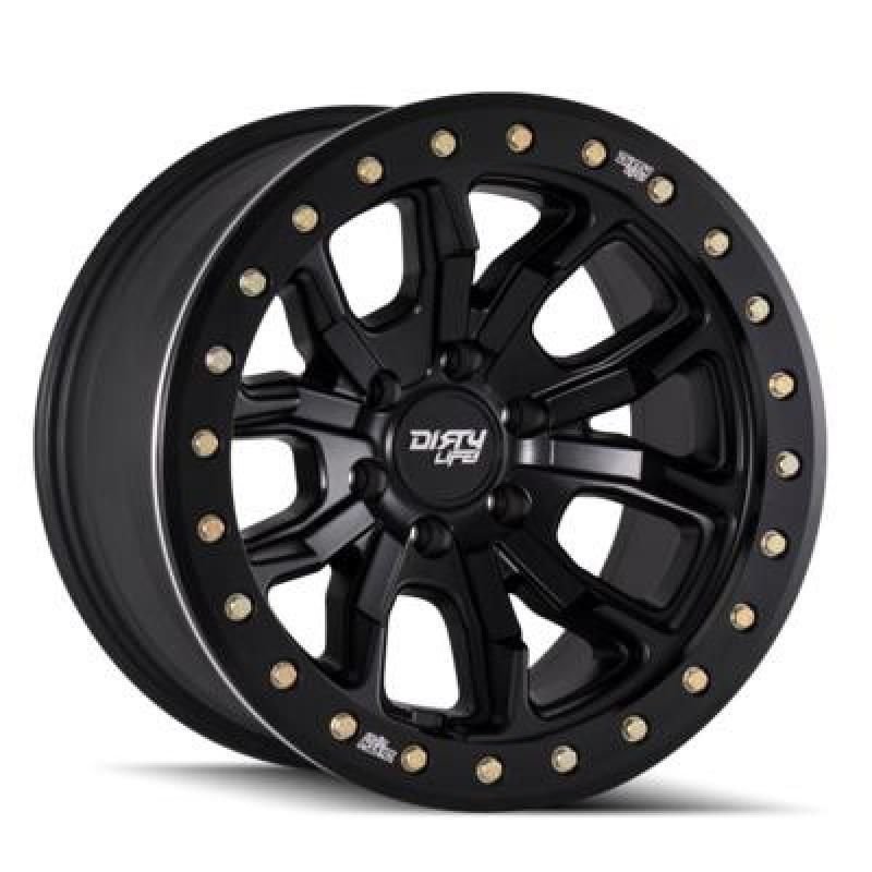 Llanta Dirty Life 9303 DT-1 17x9 5x127 ET-12 buje 78.1 mm Negro mate - Beadlock - 9303-7973MB12 Llanta Dirty Life 9303 DT-1 17x9 5x127 ET-12 buje 78.1 mm Negro mate - Beadlock - 9303-7973MB12