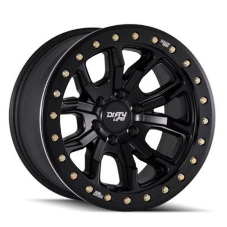 Llanta Dirty Life 9303 DT-1 17x9 5x127 ET-12 buje 78.1 mm Negro mate - Beadlock - 9303-7973MB12