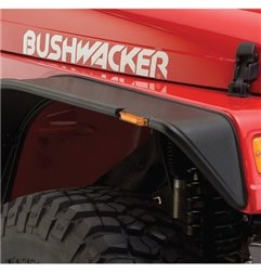 Aletines Bushwacker Flat Style Jeep TJ 1997-2006 - 2 piezas - Negro - 10055-07