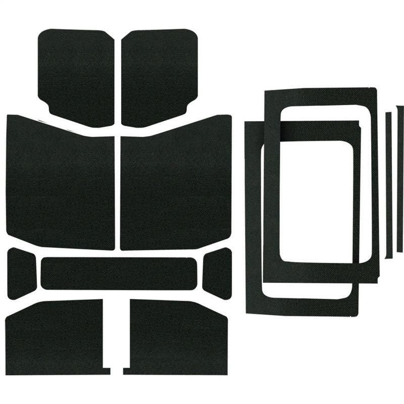 Kit de revestimiento de techo DEI Boom Mat Jeep Wrangler JL 4 puertas 2018-2023 - 13 piezas - Negro - 50178 Kit de revestimiento de techo DEI Boom Mat Jeep Wrangler JL 4 puertas 2018-2023 - 13 piezas - Negro - 50178