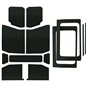 Kit de revestimiento de techo DEI Boom Mat Jeep Wrangler JL 4 puertas 2018-2023 - 13 piezas - Negro - 50178 Kit de revestimiento de techo DEI Boom Mat Jeep Wrangler JL 4 puertas 2018-2023 - 13 piezas - Negro - 50178