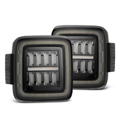 Pilotos traseros LED AlphaRex NOVA Prismatic Jeep Wrangler JL 2018-2023 - Alpha-Black - 602010