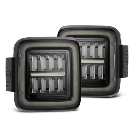 Pilotos traseros LED AlphaRex NOVA Prismatic Jeep Wrangler JL 2018-2023 - Alpha-Black - 602010