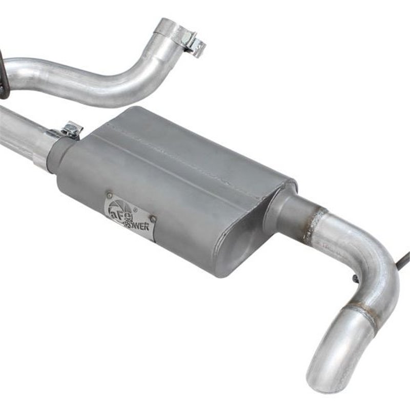 Escape axle-back aFe Scorpion acero aluminizado Hi-Tuck Jeep Wrangler JK V6 3.6/3.8L 2007-2017 - 49-08046