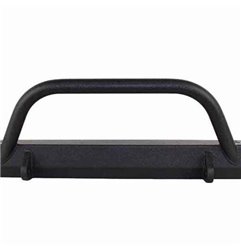 Paragolpes delantero Fishbone Offroad con protección de cabrestante Jeep Wrangler TJ Rubicon 1997-2006 - Negro texturizado - FB2