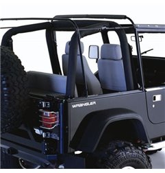 Herrajes de capota blanda Rampage Jeep Wrangler YJ 1987-1995 - Negro - 69999