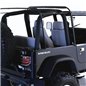 Herrajes de capota blanda Rampage Jeep Wrangler YJ 1987-1995 - Negro - 69999