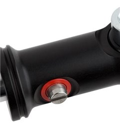 Amortiguador de dirección Fox 2.0 Factory Race Series ATS 8.1" vástago pasante 23.2" extendido montaje en eje Jeep JL 2018+ - 98