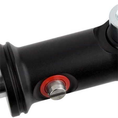 Amortiguador de dirección Fox 2.0 Factory Race Series ATS 8.1" vástago pasante 23.2" extendido montaje en eje Jeep JL 2018+ - 98