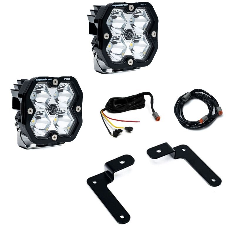 Kit de faros para pilar A Baja Designs Squadron Pro 2.0 UP (largo alcance) Jeep JL/JT 2018-2025 / Gladiator 2020-2025 - Transpar Kit de faros para pilar A Baja Designs Squadron Pro 2.0 UP (largo alcance) Jeep JL/JT 2018-2025 / Gladiator 2020-2025 - Transpar