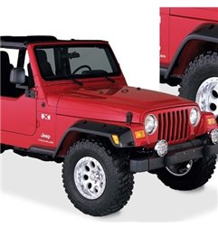 Aletines Bushwacker Max Pocket Style Jeep TJ 1997-2006 - 4 piezas - Negro - 10908-07