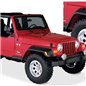 Aletines Bushwacker Max Pocket Style Jeep TJ 1997-2006 - 4 piezas - Negro - 10908-07