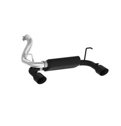 Escape axle-back MBRP doble salida trasera negro Jeep Wrangler JL 3.6L V6 2018+ - S5529BLK