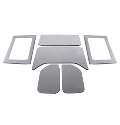 Kit de revestimiento de techo DEI Boom Mat Jeep Wrangler JK 4 puertas 2011-2018 - 6 piezas - Gris - 50291