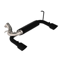 Escape axle-back MBRP doble salida trasera negro Jeep Wrangler/Rubicon 3.6L/3.8L V6 2007-2014 - S5528BLK