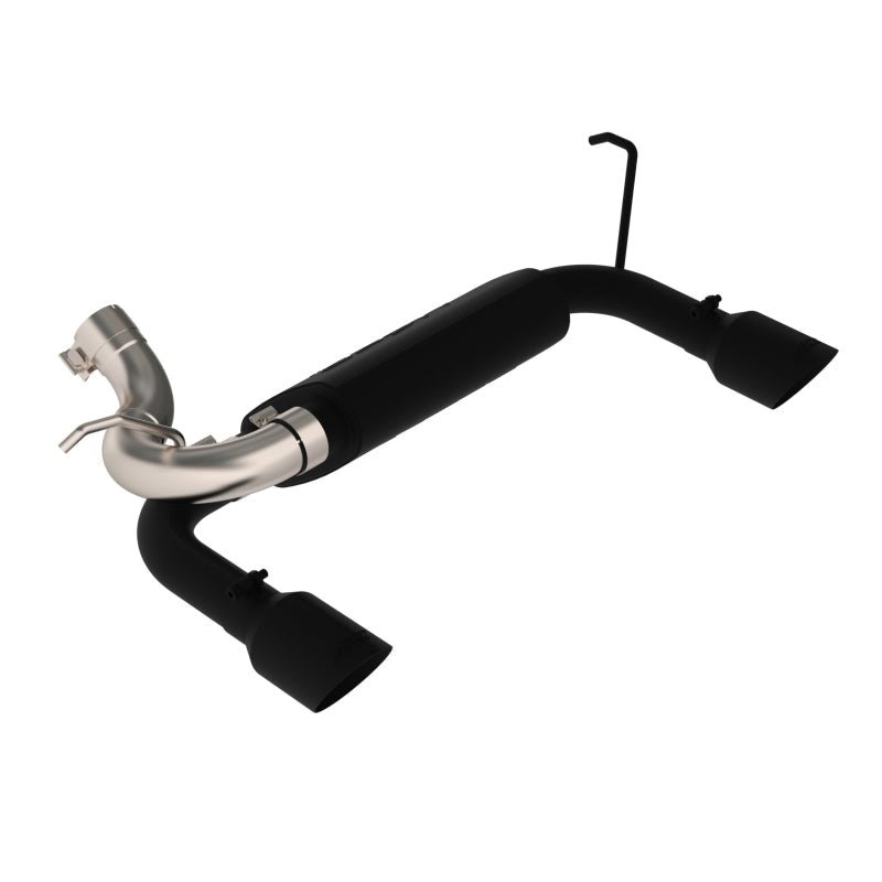 Escape axle-back MBRP doble salida trasera negro Jeep Wrangler/Rubicon 3.6L/3.8L V6 2007-2014 - S5528BLK