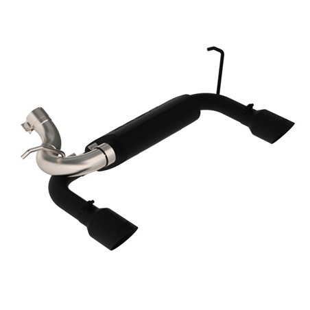 Escape axle-back MBRP doble salida trasera negro Jeep Wrangler/Rubicon 3.6L/3.8L V6 2007-2014 - S5528BLK