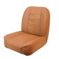 Asiento delantero respaldo bajo no reclinable Rugged Ridge Tan Jeep CJ 1955-1986 - 13400.04