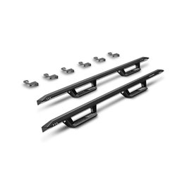 Estribos N-Fab EPYX longitud de cabina Jeep Wrangler JK 4 puertas 2007-2018 - Negro texturizado - EXJ074-TX