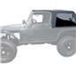 Kit de capota blanda sin armazón Rampage Jeep Wrangler TJ / LJ Unlimited 2004-2006 - Black Diamond - 109635