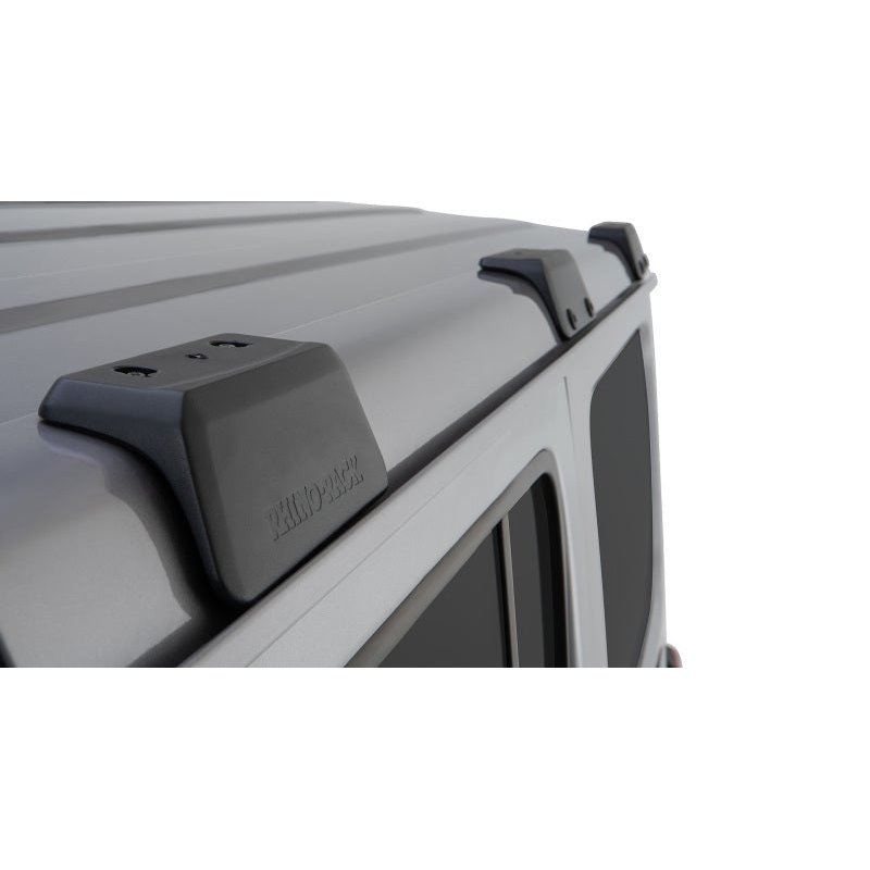 Sistema de montaje Rhino-Rack Backbone 3 bases Jeep Wrangler JL 4 puertas 2018-2020 - RJLB1