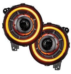 Faros Bi-LED proyector ORACLE Oculus Jeep JL / Gladiator JT - Switchback ámbar/blanco - 5839-023