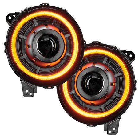 Faros Bi-LED proyector ORACLE Oculus Jeep JL / Gladiator JT - Switchback ámbar/blanco - 5839-023