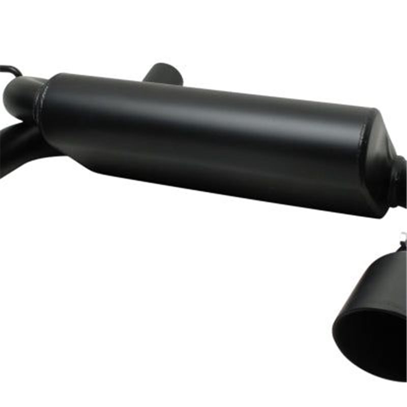 Escape cat-back Gibson 2.5" doble salida dividida Black Elite cerámico Jeep Wrangler JK Rubicon 3.8L 2007-2017 - 17303-B