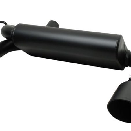 Escape cat-back Gibson 2.5" doble salida dividida Black Elite cerámico Jeep Wrangler JK Rubicon 3.8L 2007-2017 - 17303-B