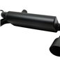 Escape cat-back Gibson 2.5" doble salida dividida Black Elite cerámico Jeep Wrangler JK Rubicon 3.8L 2007-2017 - 17303-B