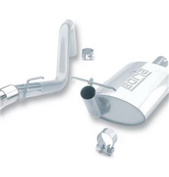 Escape cat-back Borla Touring inoxidable salida trasera derecha Jeep Wrangler YJ 4.0L 4WD 2 puertas 1991-1995 - 14364