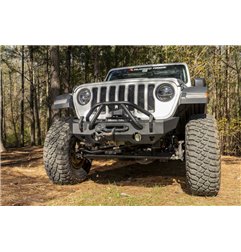 Paragolpes delantero corto Rugged Ridge HD Stubby Jeep Wrangler JK 2007-2018 / JL 2018-2020 / Gladiator JT 2020 - 11540.32