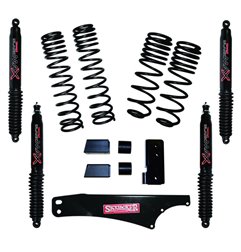 Kit de elevación largo recorrido Skyjacker 2-2.5" con amortiguadores Black Max Jeep Wrangler JK 4 puertas 4WD 2007-2018 - JK25BP