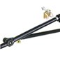 Sistema de dirección atornillable RockJock Currectlync barra de acoplamiento 1 1/4" y barra de mando forjada Jeep TJ/LJ/XJ/MJ - 