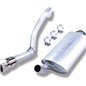 Escape cat-back Borla Touring inoxidable Jeep Wrangler Sport/SE/X/Rubicon/Sahara 2.5L y 4.0L 2000-2006 - 14924