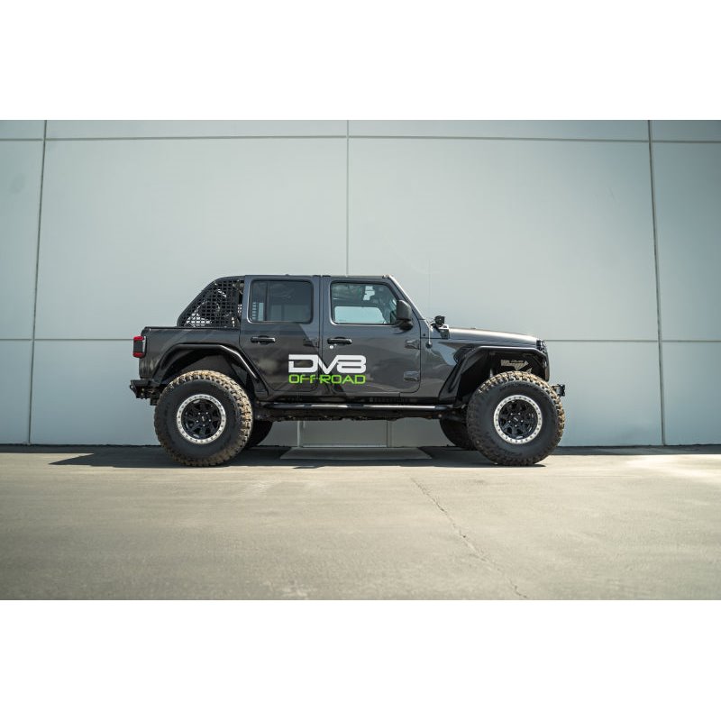 Estribo montado en carrocería DV8 Offroad Jeep Wrangler JL 4 puertas 2018-2023 - SRJL-08