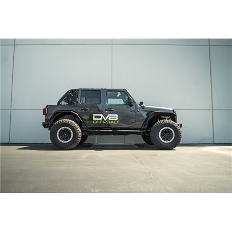 Estribo montado en carrocería DV8 Offroad Jeep Wrangler JL 4 puertas 2018-2023 - SRJL-08