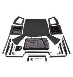 Capota blanda completa Rugged Ridge con armazón negro Jeep CJ/Wrangler YJ 1976-1995 - 13781.15