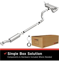 Kit de escape de sustitución directa BRExhaust Jeep Wrangler 2.0L 2018-2025 - 106-1105