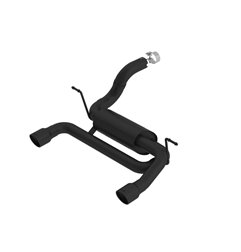 Escape axle-back Borla ATAK con colas 2.5" negras Jeep Wrangler JL/JLU 2.0L 2 y 4 puertas 2018-2019 - 11964CB