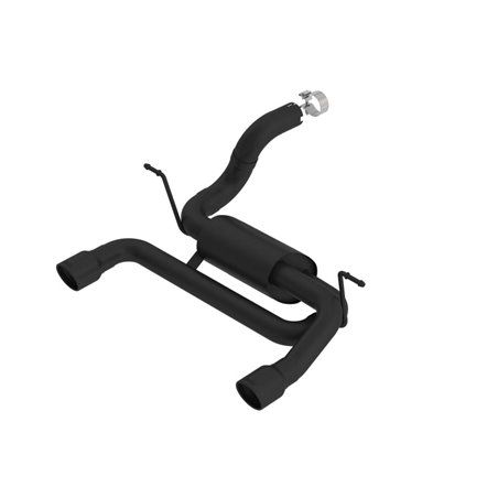Escape axle-back Borla S-Type con colas negras 3.5" Jeep Wrangler JL/JLU 2.0L 2 y 4 puertas 2018-2019 - 11963CB