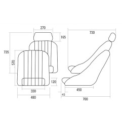 Baquet clásico Sandtler Classic GT