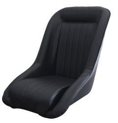 Siège baquet noir style Berlinette simili cuir | Rodiauto Sport