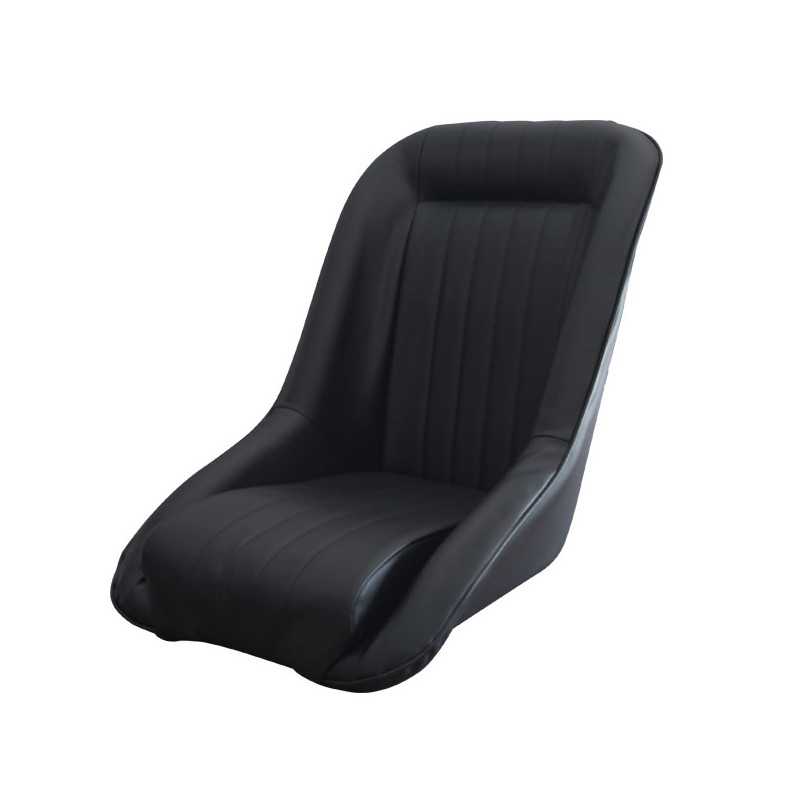 Siège baquet noir style Berlinette simili cuir Siège baquet noir style Berlinette simili cuir