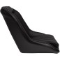 Asiento baquet negro estilo Berlinette en polipiel Asiento baquet negro estilo Berlinette en polipiel
