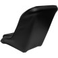Siège baquet noir style Berlinette simili cuir Siège baquet noir style Berlinette simili cuir