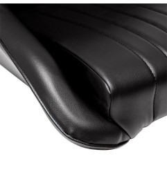 Siège baquet noir style Berlinette simili cuir | Rodiauto Sport