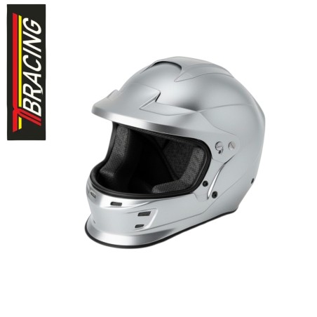 Capacete TB Racing GT-S Touring FIA 8859-2015 Snell SA2020 prata