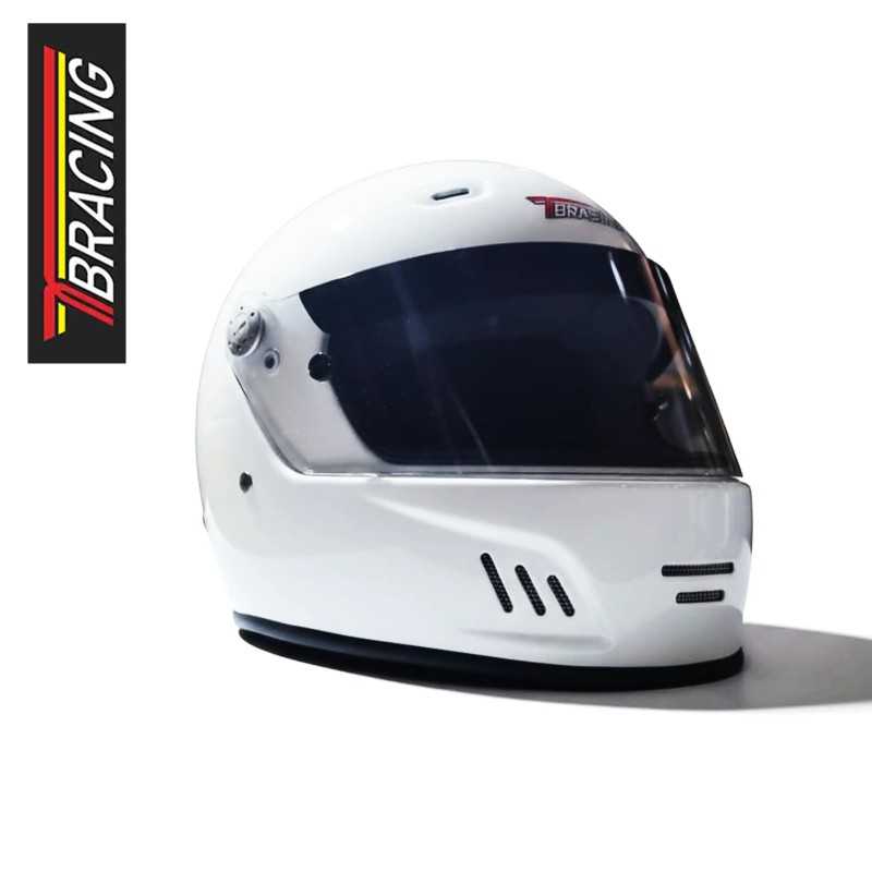 Casco integral TB Racing FIA 8859-2015 blanco